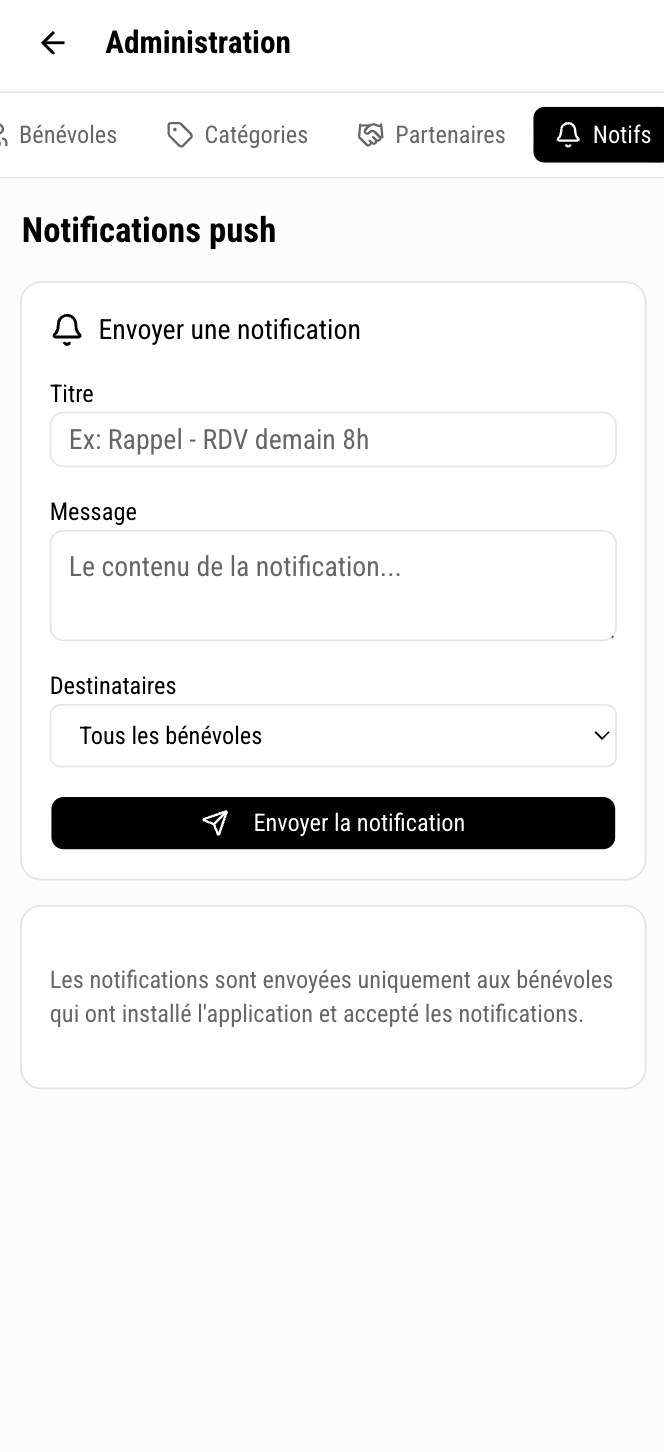 Bénévole UTLR — capture 5